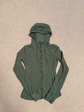 Lululemon Green Define Jacket Hooded